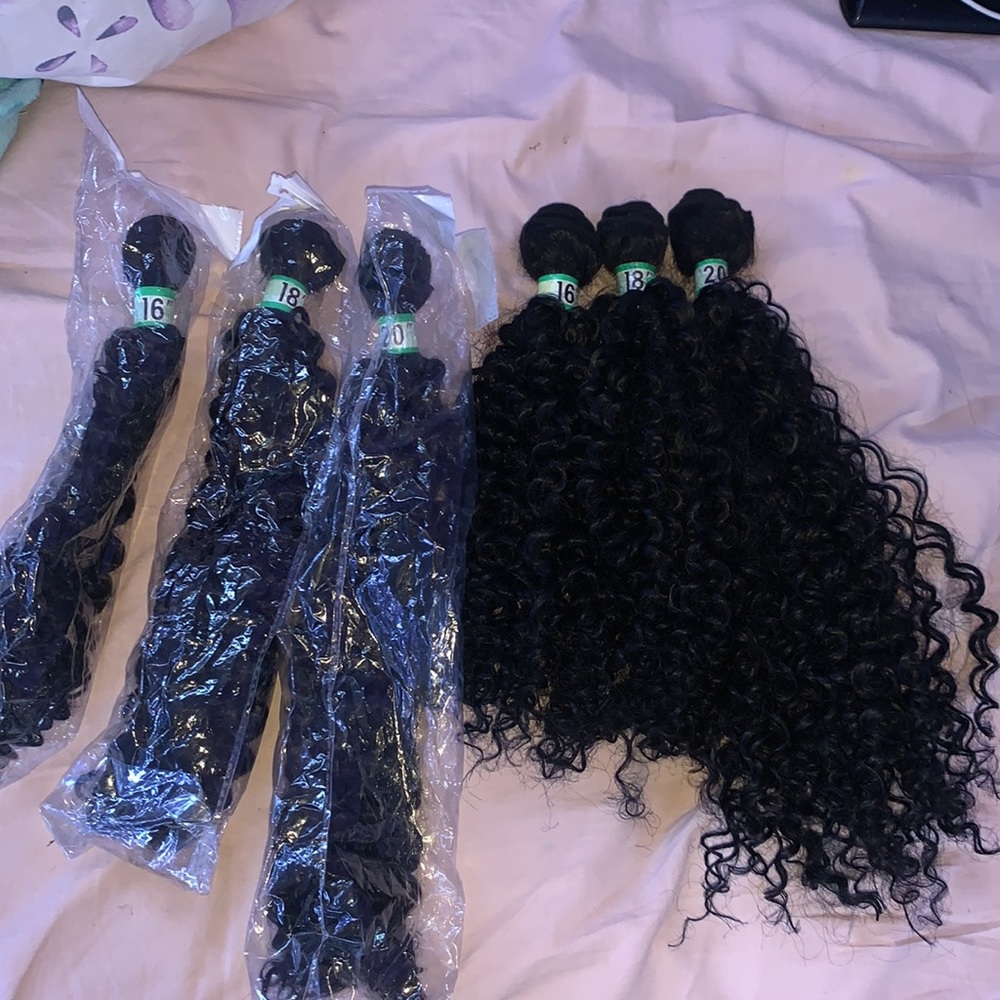 Human Hair Curly Bundles